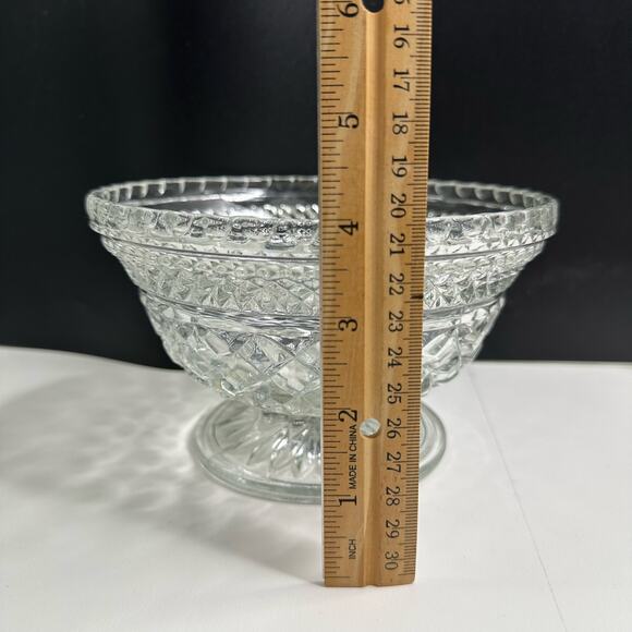 Vintage Wexford Candy Dish Bowl by Anchor Hocking 6 5/8 inch Footed - Picture 7 of 11